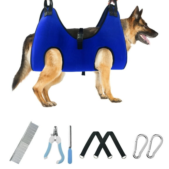 Pet Grooming Hammock for Medium, Dog Grooming Hammock Harness for Dogs & Cats, Dog Grooming Harness for Nail Trimming, Cat Hanger Sling, Dog Hammock Restraint Bag