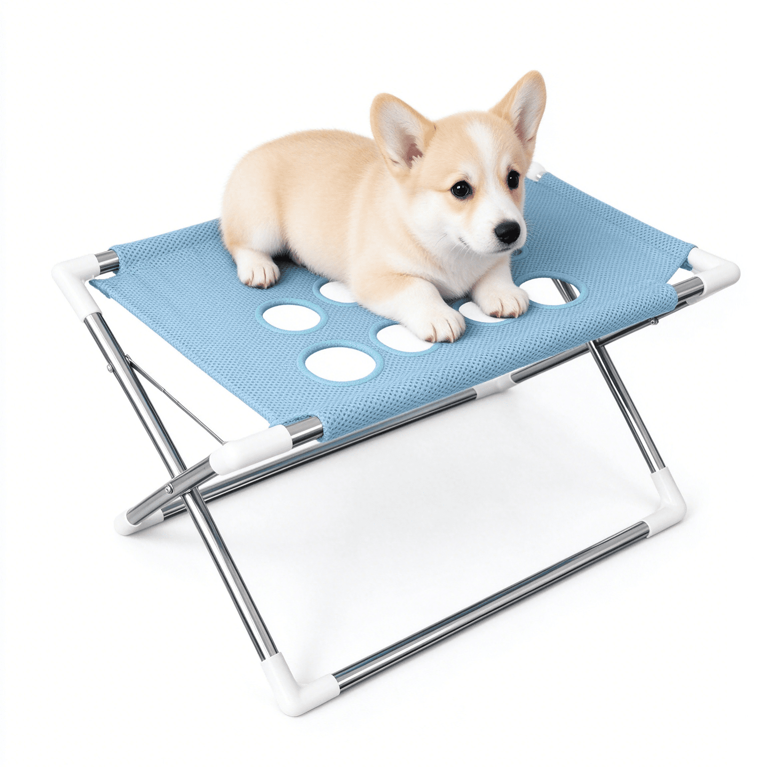 Pet Grooming Hammock Stand, Foldable Cat Dog Bathing Rack for Small ...