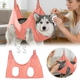 thumbnail image 1 of Pet Grooming Hammock Universal Restraint Sling Adjustable Hanging Straps Durable Polyester For Stress Free Nail Trimming And Grooming(Pink-S-40X57Cm), 1 of 5