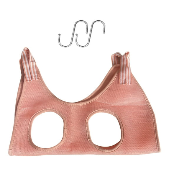 Pet Grooming Hammock for Nail Trimming - Breathable Support Design Size 20.87x31.89 Inches (Pink)