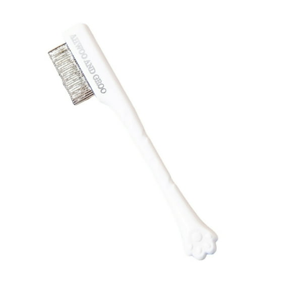 Pet Grooming Kit: Tear Stain Comb, Hair Comb & Facial Scissors For Small Dogs/Cats