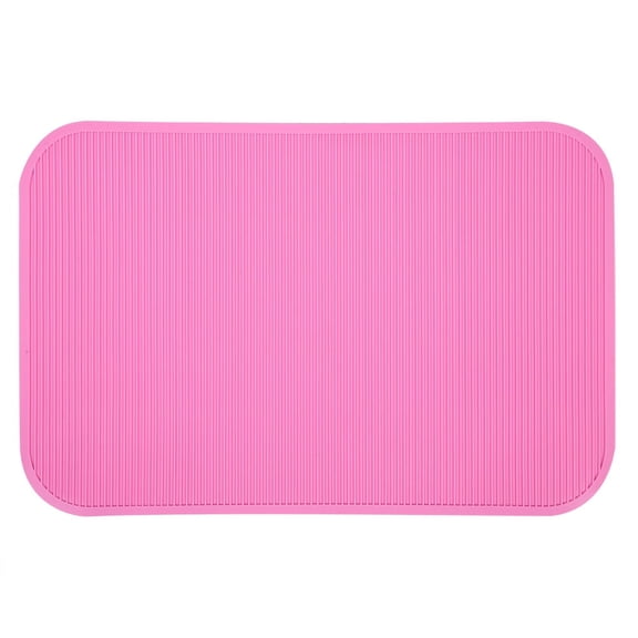 Pet Grooming Non Slip Mat,Pet Grooming Pad Non-Slip Rubber Bathing Training Mat,Professional Pet Grooming Table Top Mats Non Slip Rubber,Durable, Waterproof [pink]