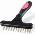 thumbnail image 1 of Perkley Double Row Pins Undercoat Rake for Dogs & Cats, 1 of 5