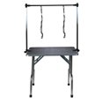 thumbnail image 1 of Pet Grooming Table, 43 Inch Portable Trimming Table Drying Table with Arms, Nooses, Mesh Tray, Adjustable Height, Maximum Capacity Up to 220Lb, Foldable Pet Station for Large Dogs, 1 of 7