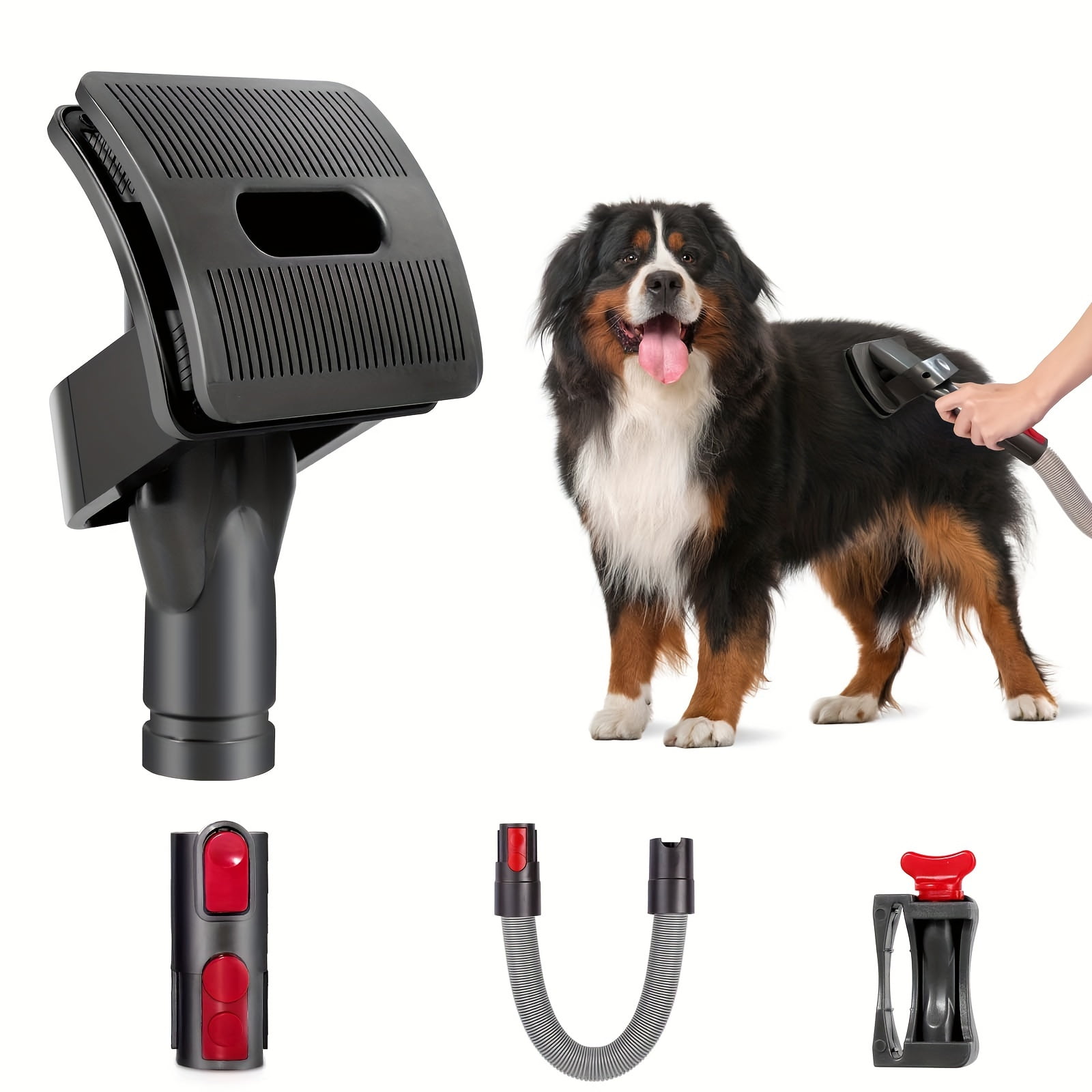 Pet Grooming Tool Kit for Dyson Vacuums SelfCleaning Shedding Vacuum