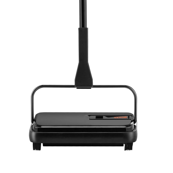 Non-Electric Floor Sweeper with Comb 7.87 Inch Wide Cleaning Path, 300ml Dustbin Capacity, for Laminate, Wood Floors, Rugs & Pet Hair