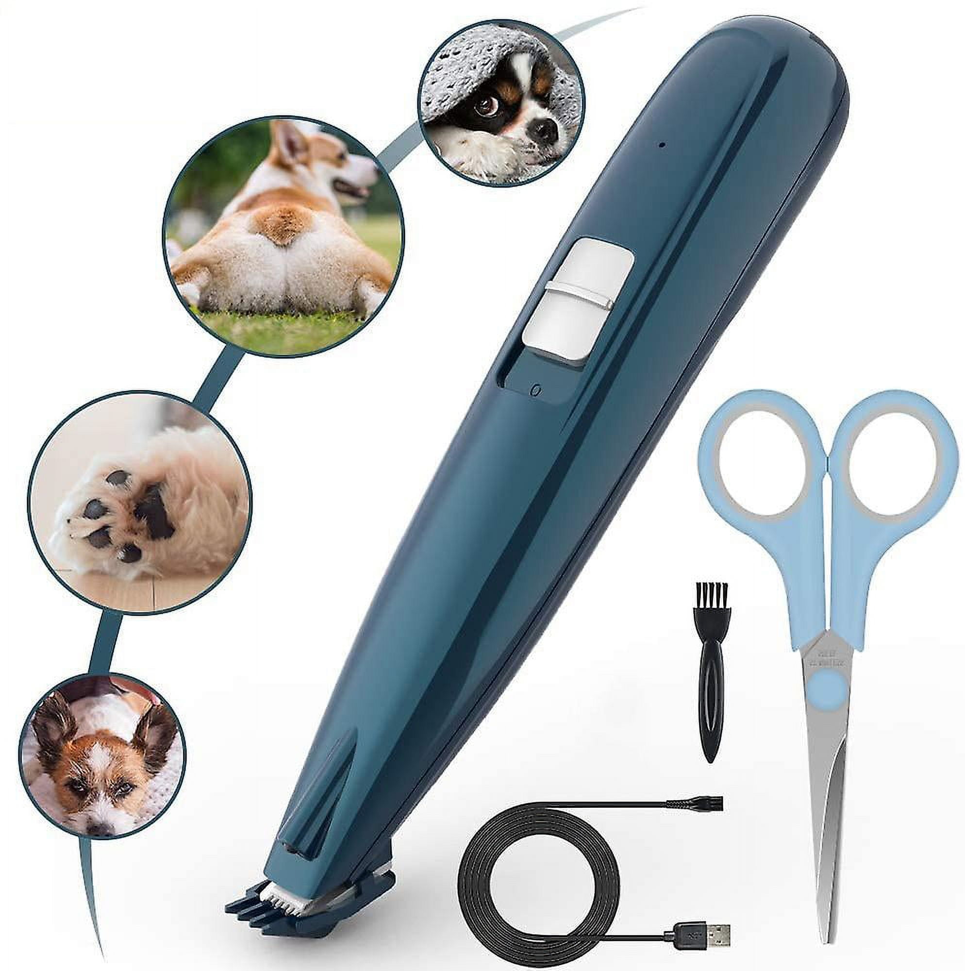 Pet Hair Clipper With Led Light, Professional Pet Hair Clipper