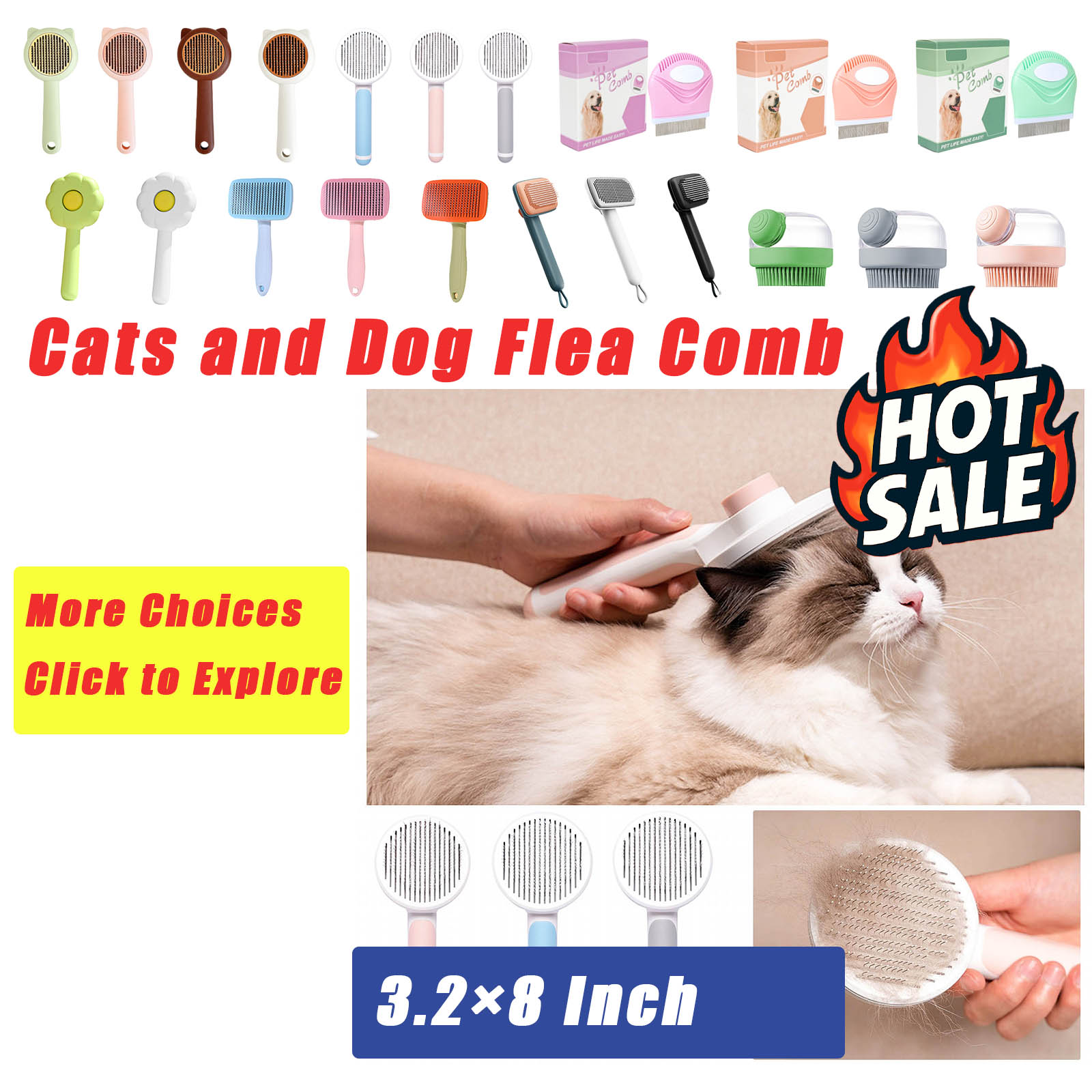 Beautiful view of Mats And Tangles In Cat Fur