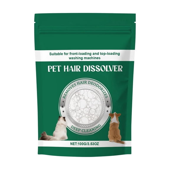Pet Hair Dissolving Laundry Detergent for Cats and Dogs Stain Remover Cleaning Solution Plastic Container