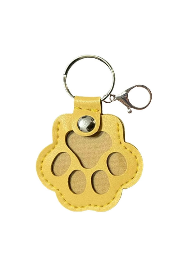 Pet Hair Keepsake Keychain, Pet Key Chain Refillable, Dog Hair Keepsake Keychain, Keychain Memorial Gifts Cat Dog Cute Key Chain for Bag Purse Charm Key Holder