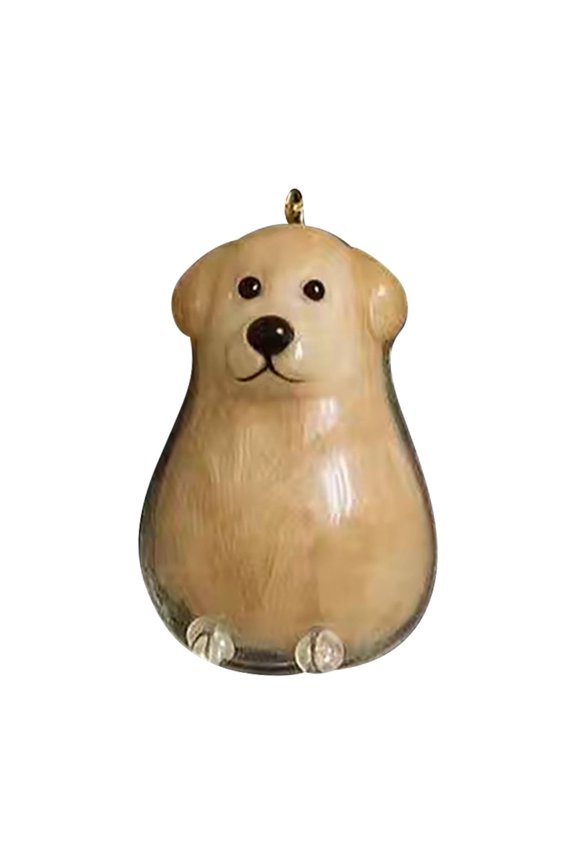 Pet Hair Keepsake Keychain, Transparent Cute Animal Keyring for Collecting Fur , Transparent Storage Box Cute Animals Capsule Pendant Decorative Commemorative Box Gift