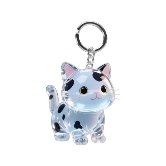 Pet Hair Keychain Cat Fur Keepsake Holder Cat Keychain Memorial Pendant Keyring Gift Pet Hair locket for Pet Lovers