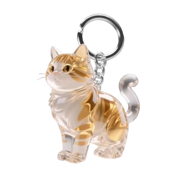Pet Hair Keychain Cat Fur Keepsake Holder Cat Keychain Memorial Pendant Keyring Gift Pet Hair locket for Pet Lovers