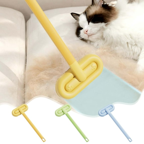 Pet Hair Removal Brush, Double Sided Dehairing Brush, Carpet Hair Remover, Reusable & Easy to Clean, Ergonomic Design, for Cats & Dogs, Efficient Hair Scraper, Pet Fur Cleaner | Pet Grooming, Home Us