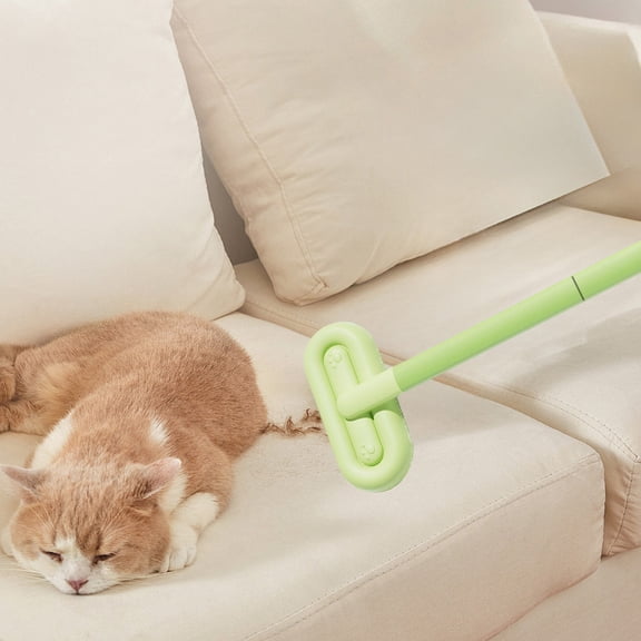 Pet Hair Removal Brush,Double Sided Dehairing Tool,Cats Hair Cleaner for Carpets,Furniture,Reusable with Ergonomic Handle,Self-Cleaning Design for Pet Owners