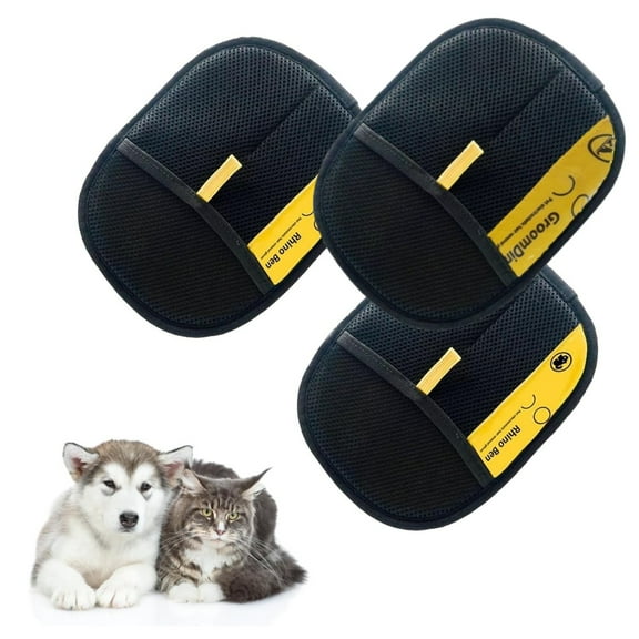 Pet Hair Removal Glove for Cats & Dogs, Newly Upgraded Reusable Electrostatic Dog Hair Gloves, Pet Hair Remover Tool for Couch, Carpet, Clothing and Bedding