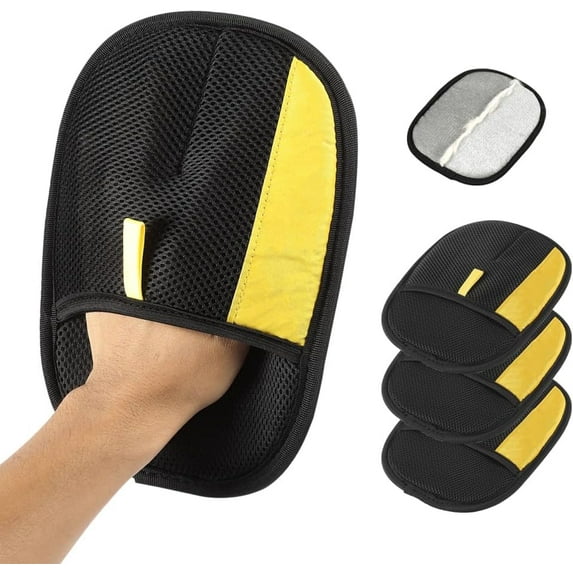 LENGO Upgraded Thickened Double Sided Powerful Pet Hair Removal & Grooming Glove, Other, 3