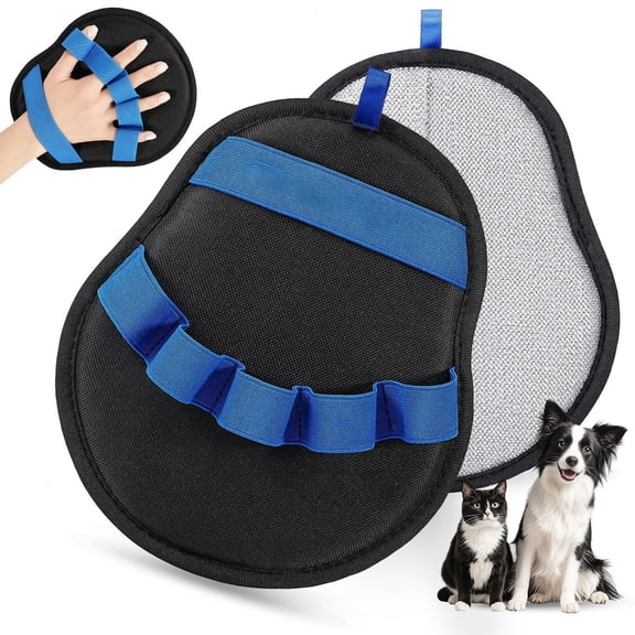 Pet Hair Removal Glove, Reusable Grooming and Cleaning Glove for Dogs and Cats, Static Glove for Furniture, Carpet, Couch, Car Seat, Hand Washable