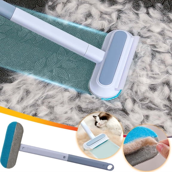 Pet Hair Remover Brush Bidirectional Lint Roller for Sofa Carpet Dog Cat Shedding