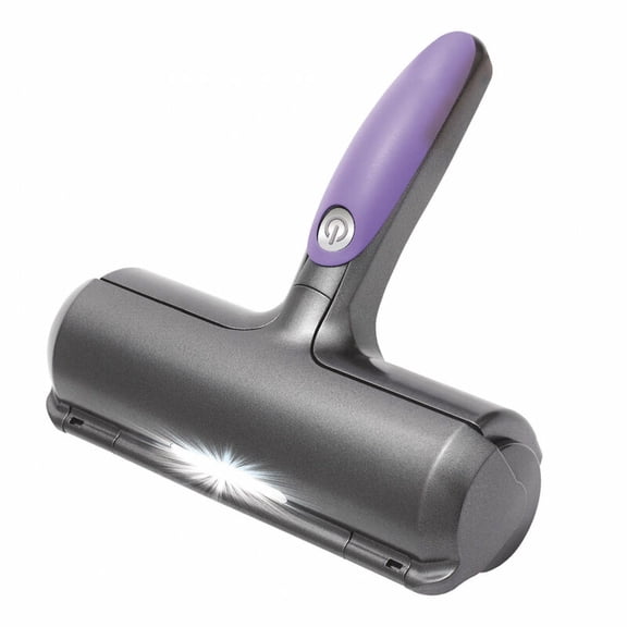 Pet Hair Remover Brush, Cat/Dog Hair Pickup - Purple & Gray - for Sofa/Clothes/Cars