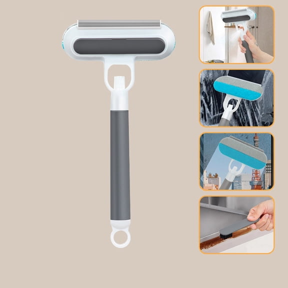 Pet Hair Remover Brush with Spray Bottle for Furniture Carpet Upholstery | Multi-Function Cleaning Scraper for Dog Cat Hair Lint | Carpet Bed Couch Hair Roller Tool | Reusable Fabric Hair Remover