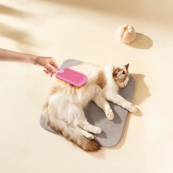 Pet Hair Remover Brush for Furniture Carpets Clothes, Washable Reusable Lint Roller, Dog Cat Hair Removal Tool for Couch Bed Mats