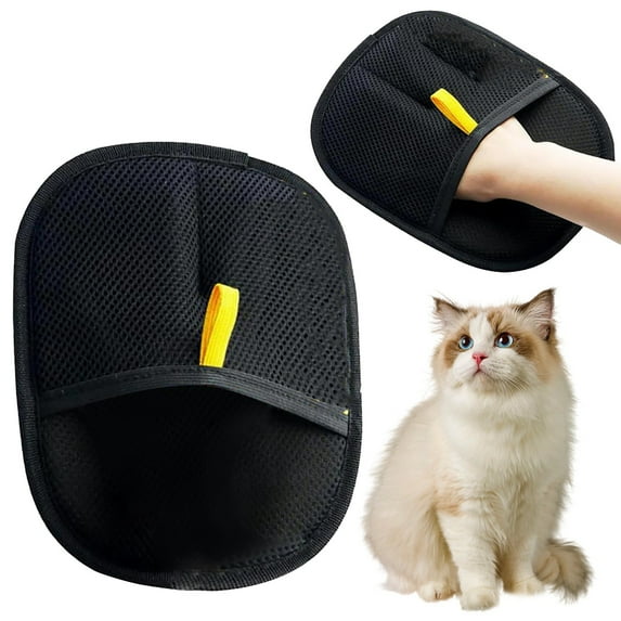 Pet Hair Remover, Cat Dog Washing Gloves, Electrostatic Pet Hair Removal Gloves, Reusable Cat & Dog Hair Remover for Couch, Furniture, Carpet, Versatile Grooming Gloves for Washing