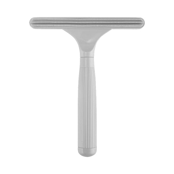 Pet Hair Remover for Clothes, Couch, Carpet, Reusable Lint Fur Cleaner Brush for Fabric, Fluff Removal Tool Scraper for Car Seat, Portable Animal Hair Rake for Pet Bed Cleaning, 1Pc(Grey,5.9x4.7")