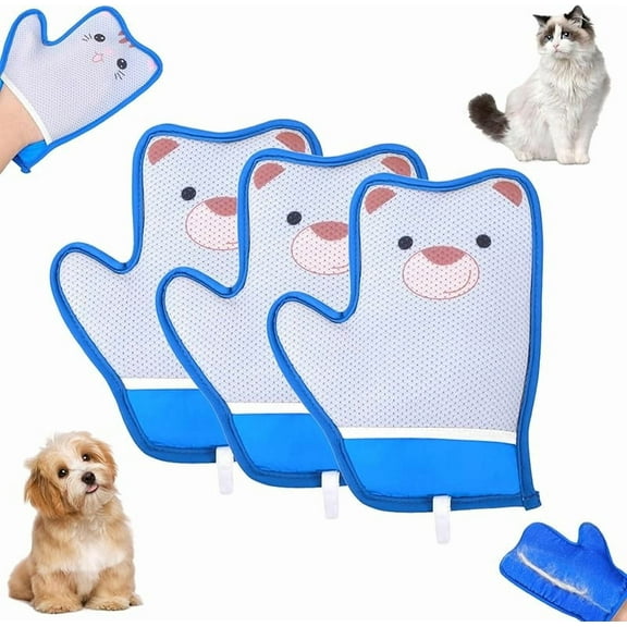 Pet Hair Remover Electrostatic Gloves, 2025 New Pet Hair Remover Gloves, Reusable Cat & Dog Hair Remover