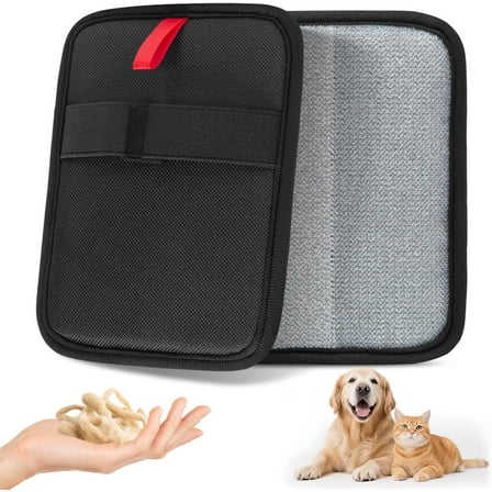 Pet Hair Remover, Electrostatic Pet Hair Removal Gloves, Reusable Cat & Dog Hair Remover for Couch, Furniture, Carpet, Curtain, Upgraded Animal Fur Removal Tool, Cat Grooming Gloves-1 PCS