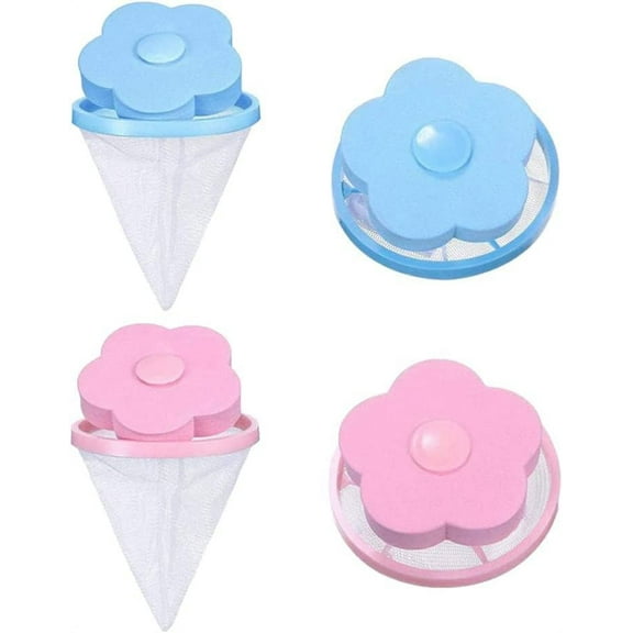 Pet Hair Remover Laundry,IndigoPetco,Lint Catcher for Laundry,Reusable Lint Catcher for Washing Machine, Removes Pet Fur, Hair, Lint from Clothes (2pcs-C)