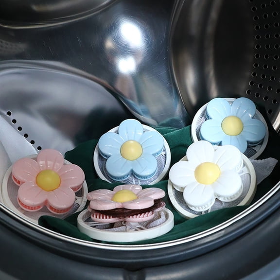 Pet Hair Remover for Laundry – Shaped Floating Washing Machine Lint Catcher, Reusable Mesh Vortex Float Hair and Lint Catcher, Washer Lint Remover Filter Trap for Pet & Debris