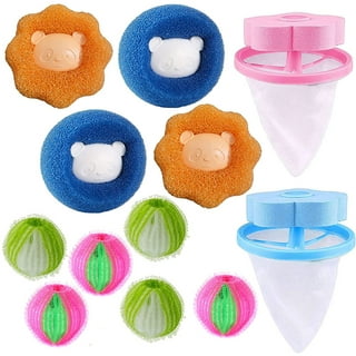 Fitorch Pet Hair Remover for Laundry, Lint Remover Washing Balls Reusable Pet Hair Catcher, Washing Machine Hair Catcher Dryer Balls for Clothing Dog