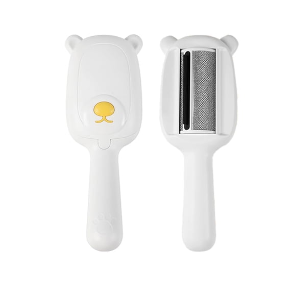 Pet Hair Remover Roller, Reusable Lint Roller for Furniture, Clothing, Carpet, Bedding, Car Seats, Sofa, Blankets, Deep Clean Pet Hair Tool, Compact Design, Easy to Carry, White