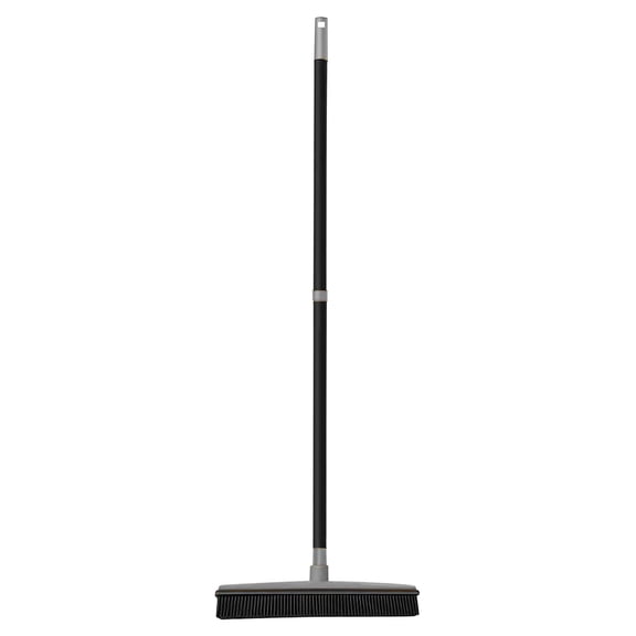 Pet Hair Remover Sweeper Rubber Brush for Carpet Floor Cleaning Telescopic Handle 36-60 Inches