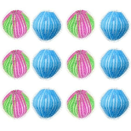 Pet Hair Remover for Laundry,12Pcs Reusable Laundry Lint Remover,Effective Washing Balls for Cat Dog Pet Fur Remover610