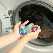 Pet Hair Remover for Laundry, 6PCS Mini Sponge Laundry Ball Reusable Lint Remover Balls, Hair Removal Cleaning Ball, Dryer Ball for Clothing