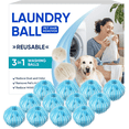 thumbnail image 1 of Pet Hair Remover for Laundry, Reusable Hair Catcher, Pet Hair Remover Balls for Washing Machine, Lint Remover for Clothes, Bedding, 12Pcs, 1 of 8