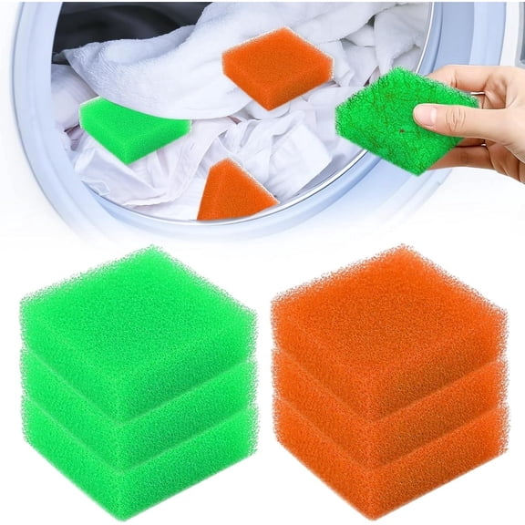 Pet Hair Remover for Laundry, Reusable Washing Machine Pet Hair Catcher, 6PCS