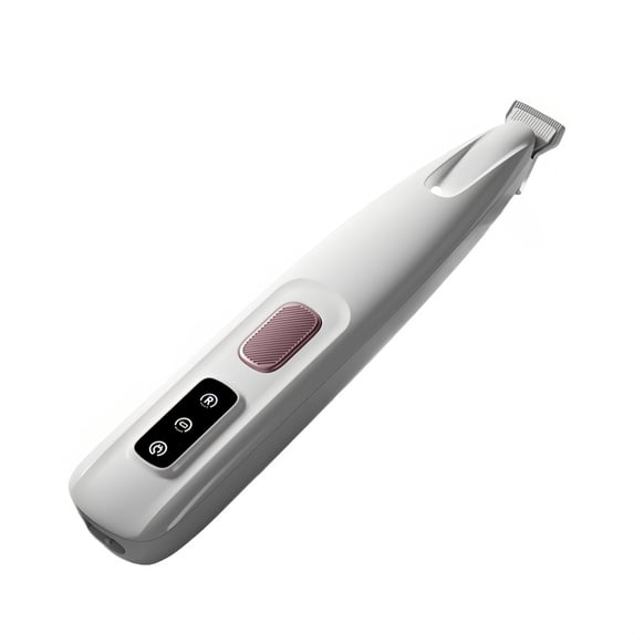 Pet Hair Trimmer for Dogs and Cats, F5 Pearl White - Waterproof & Rechargeable Pet Grooming Clipper, For Home Grooming, Trimming Fur, Suitable for Dogs, Suitable for Cats, Easy to Clean, Rechargeable
