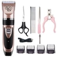 thumbnail image 1 of Pet Hairdressers Tool,USB Rechargeable Pet Electric Clippers,Dog Shaver Clippers Low Noise Rechargeable Cordless Electric Quiet Hair Clippers Set for Dogs Cats Pets ﻿, 1 of 4