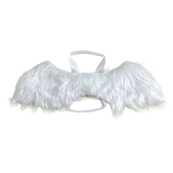 Pet Halloween Angel Wing - Cosplay Wings Accessory for Dog Cat Rabbit Piggy Holiday Party(White,46x15cm)