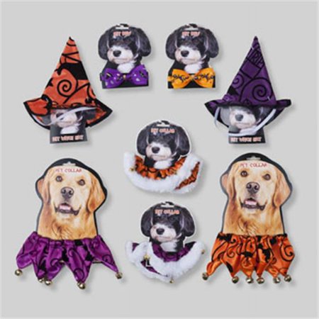 Pet Halloween Costume Hats With Bow - Pack Of 48
