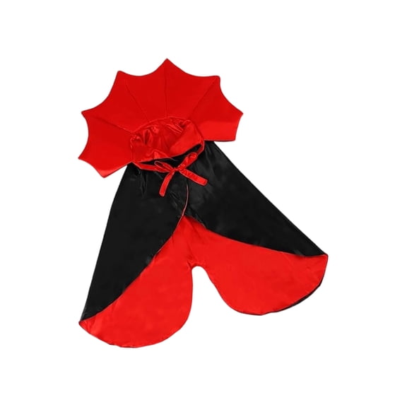 Pet Halloween Vampires Dog Cloak Costume with Adjustable Necktie Pet Festival Capes For Dog Cats Holiday Celebrations