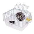thumbnail image 1 of Pet Hamster Cage Easy DIY Portable Habitat, Critter Dwarf Hamster Gerbil Mouse Small Animal Travel Cage Coffee, 1 of 10