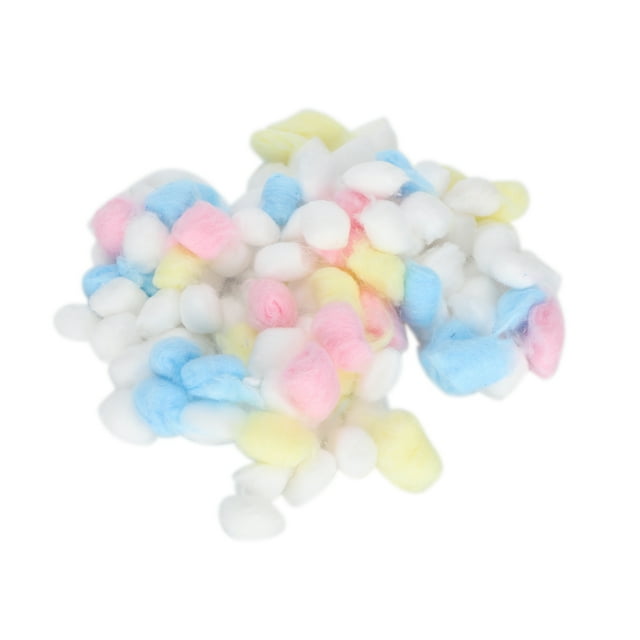 Pet Hamster Cotton Balls Filler Colorful Natural Cotton Warm Bedding