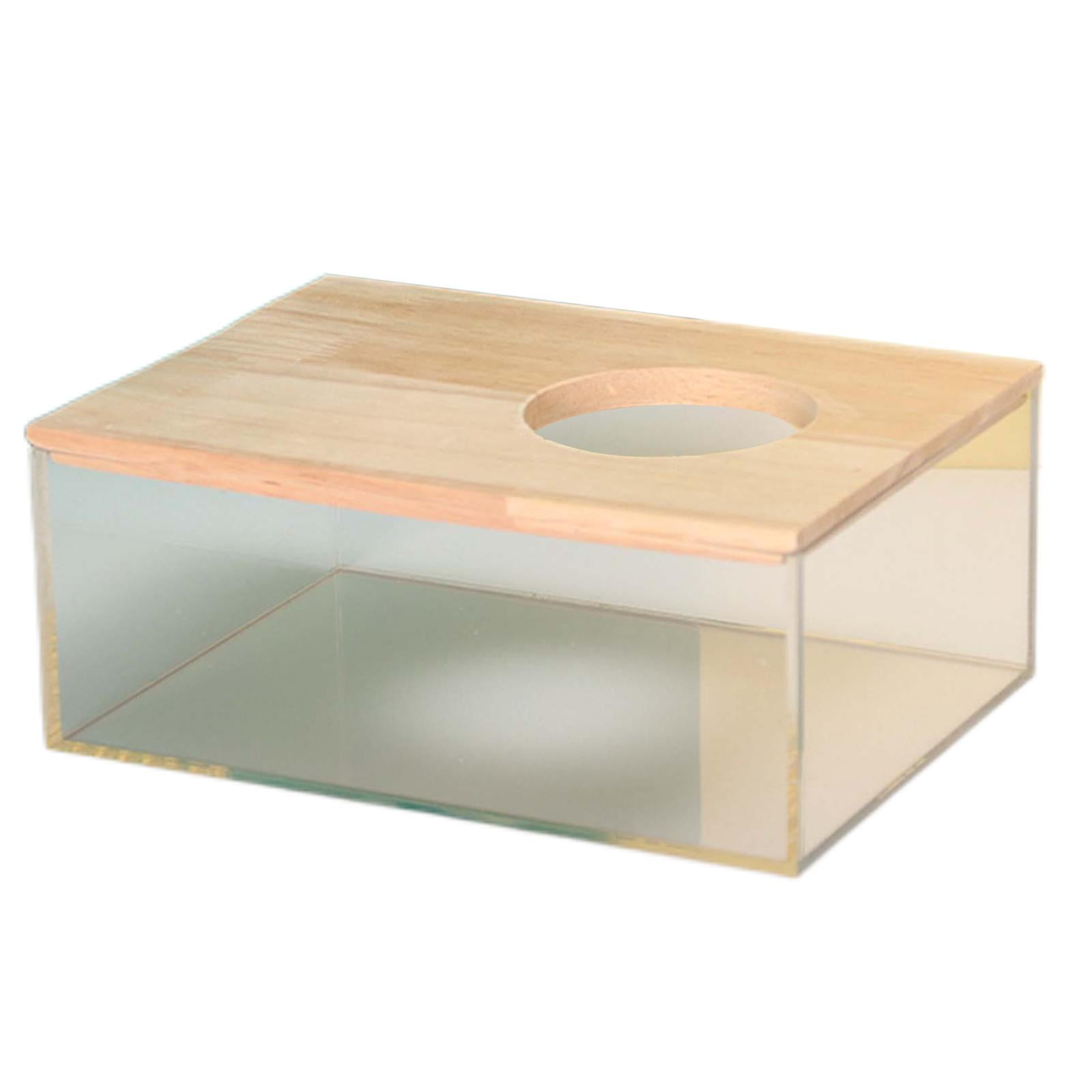 Pet Hamster Sand Bath Box, Clear Digging Sand Container, Sand Basin ...