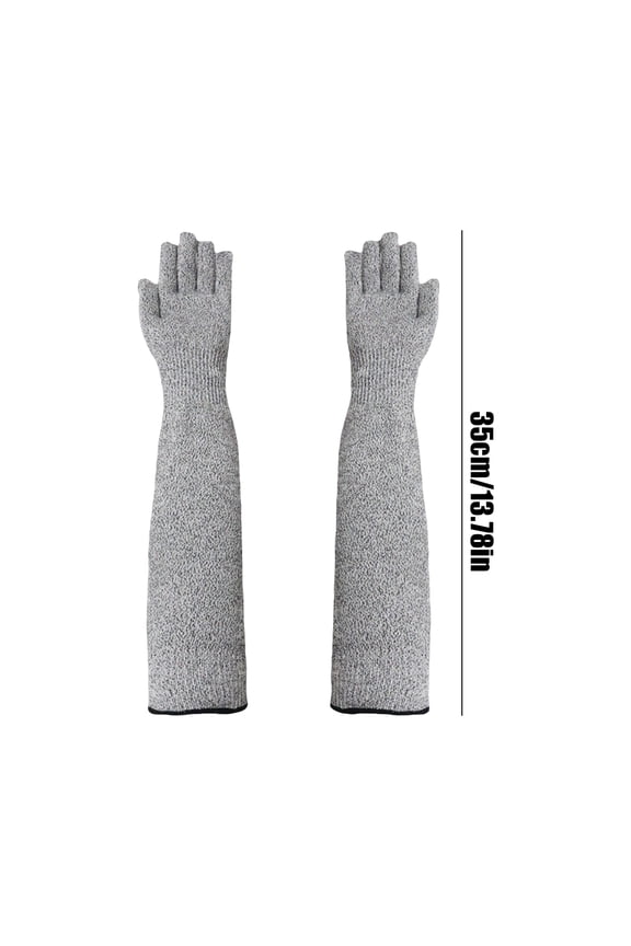 Pet Handling Grooming Gloves Cat Protection Arm Sleeves Anti-Bite and Anti-Scratch Material for Veterinarians and Pet Owners