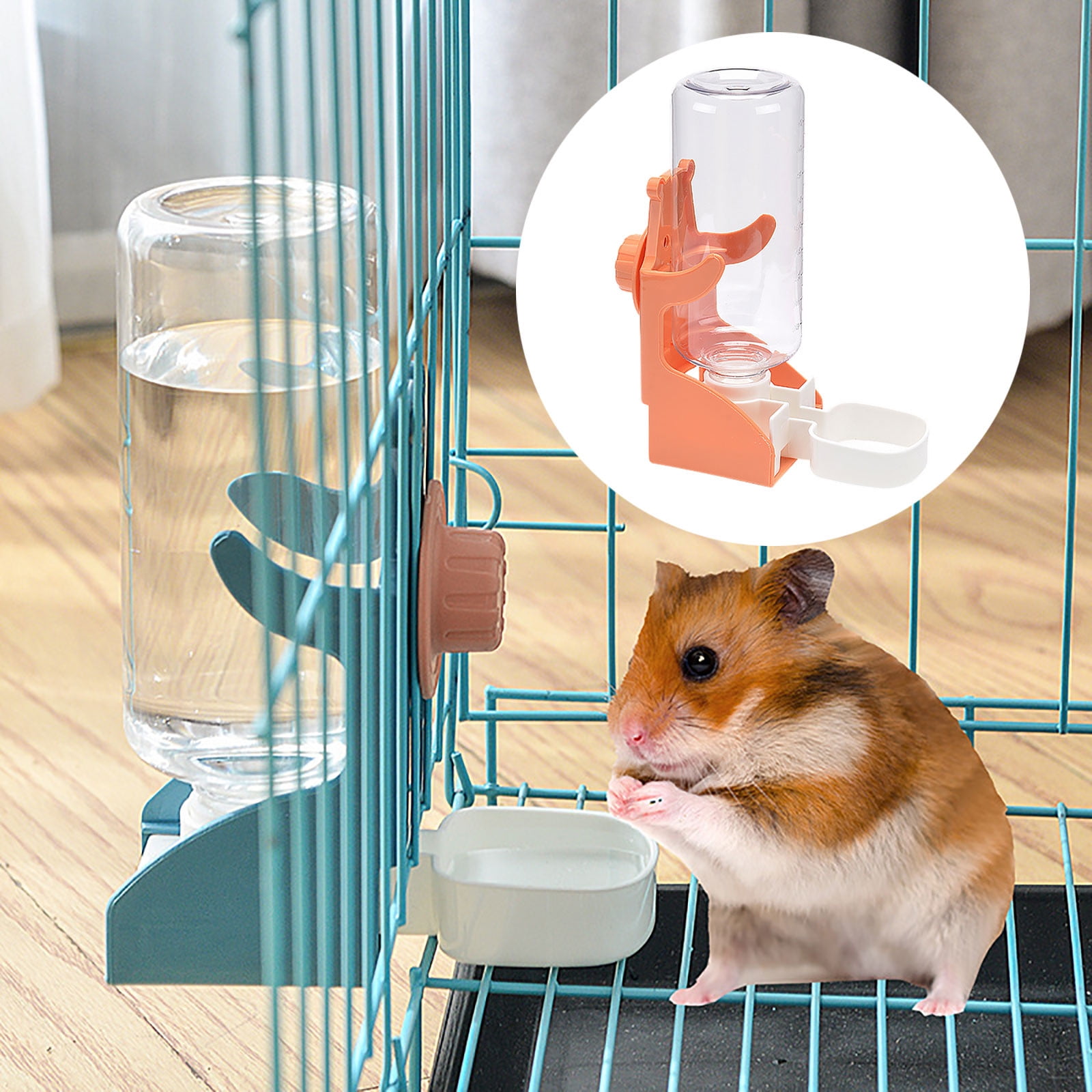 Pet Hanging Automatic Water Dispenser Hamster Automatic Cage Hanging ...