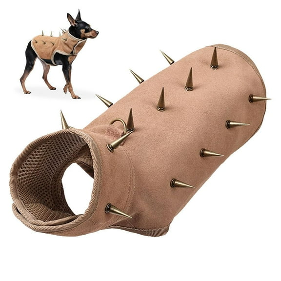 Pet Harness, Adjustable Dog Spike Vest, Protective Dog Costume, Removable Studs for Security Comfort, Sturdy Lightweight Feature, Outdoor Training Accessories for Outdoor Walking Hiking